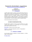 Tutorial de electricidad y magnetismo http://sistemas.itlp.edu.mx