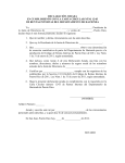 Modelo DECLARACIÓN JURADA - Carta Circular 12-03