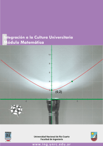 Módulo Matemática - Facultad de Ingeniería - UNRC