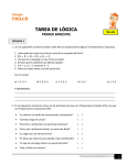 TAREA DE LÓGICA - Colegios TRILCE