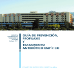 guía de prevención, profilaxis y tratamiento antibiótico empírico