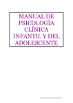 Manual de Psicologia Clinica Infantil y del adolescente