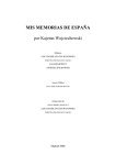 mis memorias en espaa - Asociación de Militares Españoles