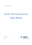 Guía Técnica para la Web Móvil