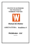 Estadística II - Instituto Wiener