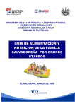 Guía de alimentación y nutrición de la familia salvadoreña por