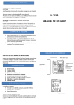 Manual de Instrucciones Xion XI - TE62