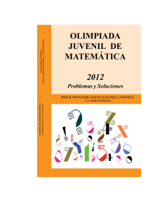 olimpiada juvenil de matemática 2012
