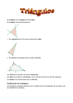 Clasificación de triángulos: