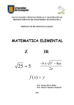 Matemática elemental - CADE