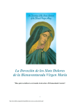 La Devoción de los Siete Dolores de la Bienaventurada Virgen María