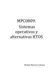 MPC0809: Sistemas operativos y alternativas RTOS