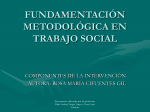 Fundamentación metodológica en Trabajo Social Archivo