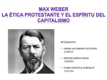 Max WEBER La ética protestante y el espíritu del capitalismo