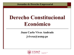 Derecho Constitucional Económico
