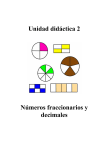 Unidad didáctica 2 Números fraccionarios y decimales