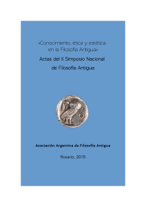 AAFA. Actas II Simposio Nacional de Filosofia Antigua