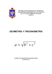 geometría y trigonometría