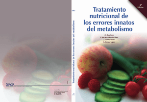 Tratamiento Nutricional de los Errores Innatos del Metabolismo
