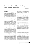 Pierre Bourdieu: sociología reflexiva para salud pública y su bioética