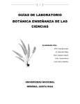 guías de laboratorio botánica enseñanza de las ciencias