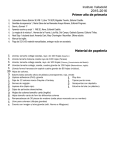 Material de papelería - Instituto Valladolid