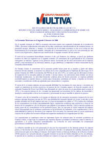 MULTIVALORES GRUPO FINANCIERO, S.A.B DE C.V. REPORTE