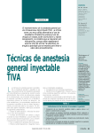 Técnicas de anestesia general inyectable TIVA