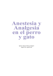 Anestesia y Analgesia en el perro y gato
