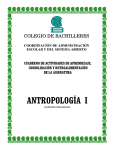 cuaderno de actividades Antropología 1