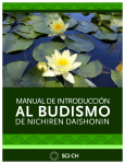 Manual de Introducción al Budismo de Nichiren Daishonin SGI