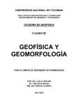 GEOFÍSICA Y GEOMORFOLOGÍA - Cátedras Facultad de Ciencias