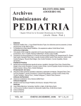 Arch Dom Ped Vol 42, 1-3 - Hospital Infantil Dr. Robert Reid Cabral