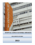 Reglamento Interno - Hospital Clinico San Borja Arriaran