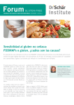Sensibilidad al gluten no celíaca: FODMAPs o gluten, ¿cuáles son