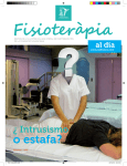 FISIOTERAPIA AL DIA Vol. X nº2 - Ilustre Colegio Oficial de