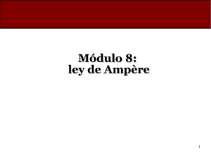 Módulo 8: ley de Ampère